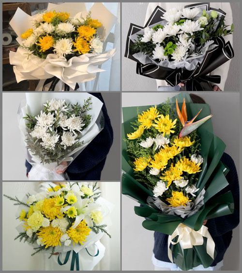 山东菏泽牡丹区马岭岗镇范水坑村白事花束代送